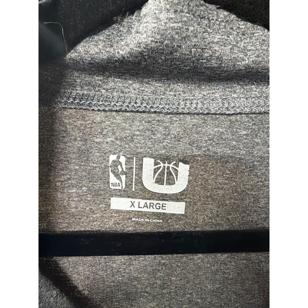 San Antonio Spurs Quarter Zip Pullover XL NBA Gray Athletic - Picture 4 of 5